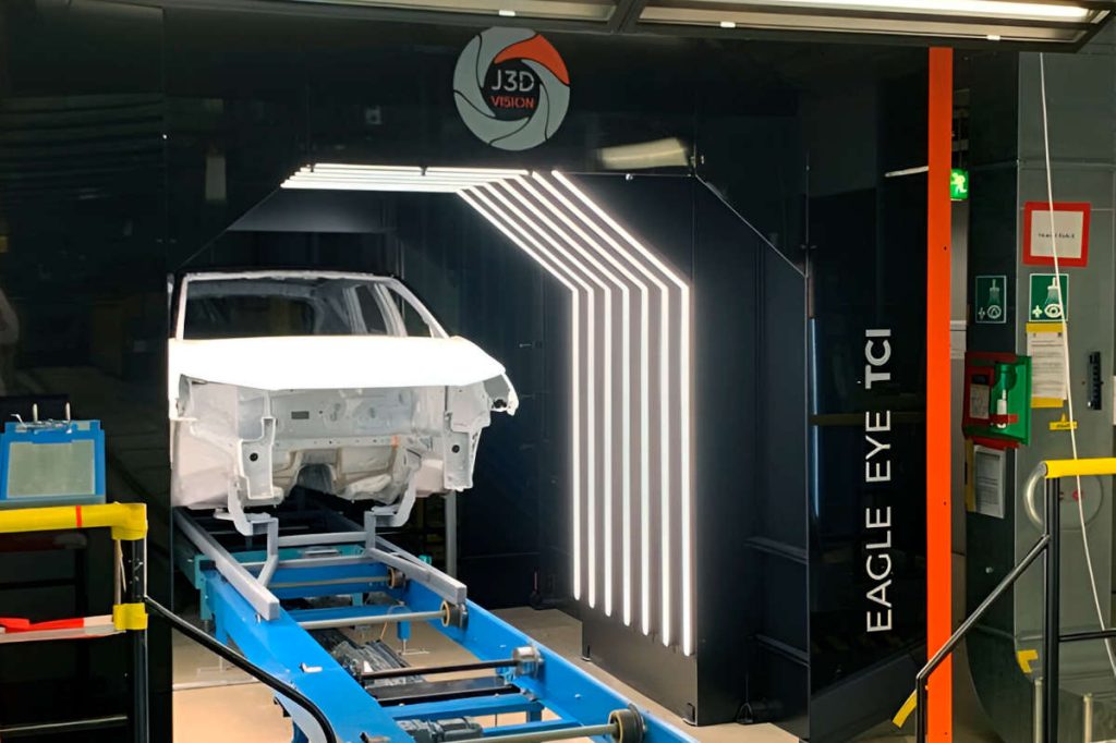 Easy retrofitting of our in-motion vehicle inspection technology without interruption of the production line